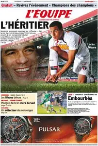 L'Equipe Edition du Vendredi 14 Décembre 2012