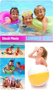 Stock Photo - Summer kids