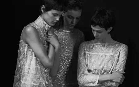 Kati Nescher, Saskia de Brauw & Aymeline Valade by Peter Lindbergh for Vogue Italia March 2014