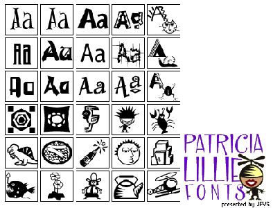 Patricia Lillie - Complete Fonts Collection