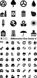 Vectors - Silhouette Eco Icons 2