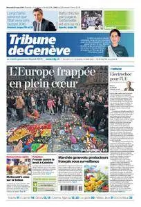 Tribune de Genève du 23 Mars 2016