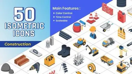 Isometric Icons - Construction 41972841