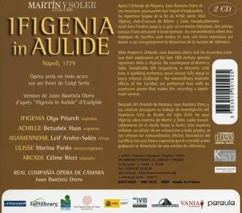 Juan Bautista Otero, Real Compañía de Ópera de Cámara - Vicente Martín y Soler: Ifigenia in Aulide (2006)