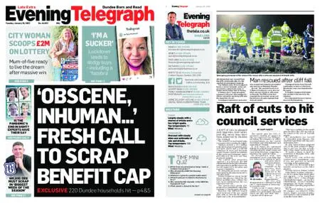 Evening Telegraph Late Edition – January 25, 2022