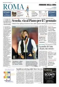 Corriere della Sera Roma – 23 dicembre 2020