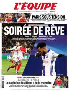 L'equipe du Mercredi 23 Novembre 2016