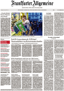 Frankfurter Allgemeine Zeitung vom Donnerstag, 15. Januar 2015