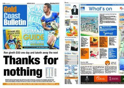 The Gold Coast Bulletin – March 09, 2011