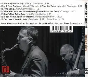 Harry Allen Quartet - London Date (2016)