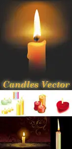 Candles Vector