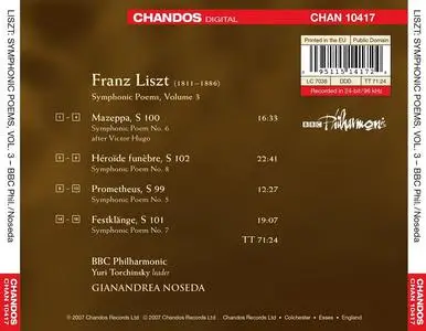 Gianandrea Noseda, BBC Philharmonic - Franz Liszt: Symphonic Poems, Vol.3 (2007)