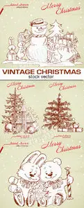 Vintage Christmas cards 3