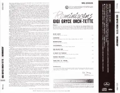 Gigi Gryce Orch-tette - Reminiscin' (1960) {2013 Japan Jazz The Best Series 24-bit Remaster UCCU-9963}