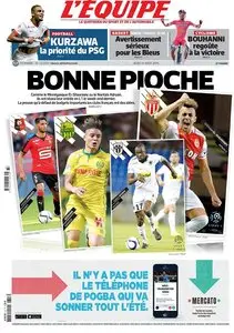 L'Equipe du Jeudi 13 Août 2015