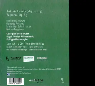 Philippe Herreweghe, Royal Flemish Philharmonic, Collegium Vocale Gent - Antonín Dvořák: Requiem (2015)