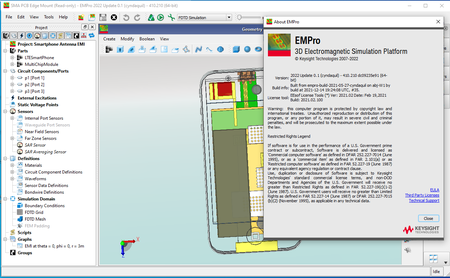 PathWave EM Design (EmPro) 2022 Update 0.1