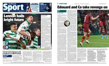 The Herald Sport (Scotland) – October 04, 2019