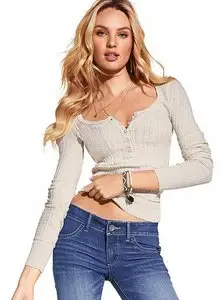 Candice Swanepoel - Victoria’s Secret Jeans Photoshoot