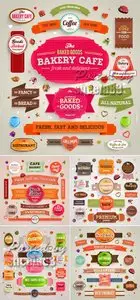 Retro Design Elements Vector