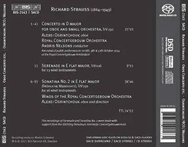 Richard Strauss - Oboe Concerto etc. - Alexei Ogrintchouk (2017) {BIS Digital Download BIS-2163 SACD}