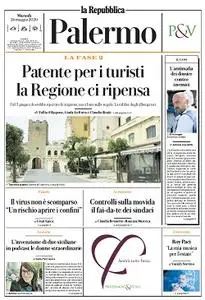 la Repubblica Palermo - 26 Maggio 2020