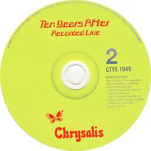 Ten Years After - Recorded Live (1973) [2013, Chrysalis, 825646413393]