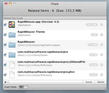 OSXBytes iTrash 3.4.1