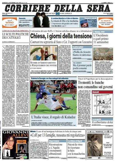 Il Corriere della Sera (06-09-09)