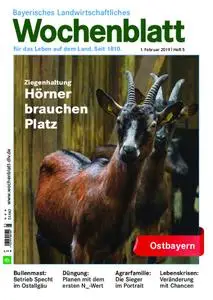 Bayerisches Landwirtschaftliches Wochenblatt Ostbayern - 31. Januar 2019