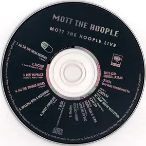 Mott The Hoople - Live (1974) [Japan 1st Press, 1992]