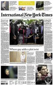 International New York Times - Saturday-Sunday, 11-12 April 2015