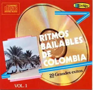 VA  -  Ritmos Bailables de Colombia - 20 Grandes Existos (1990)