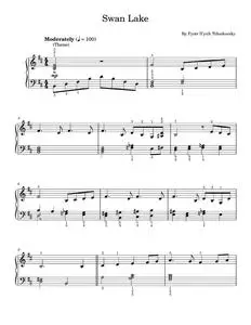 Theme From Swan Lake - Alexandre Dossin, Pyotr Il'yich Tchaikovsky (Easy Piano)