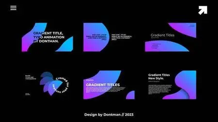 Gradient Titles 1.0 | AE 43369128