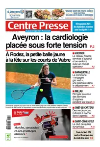 Centre Presse Aveyron - 30 Décembre 2024