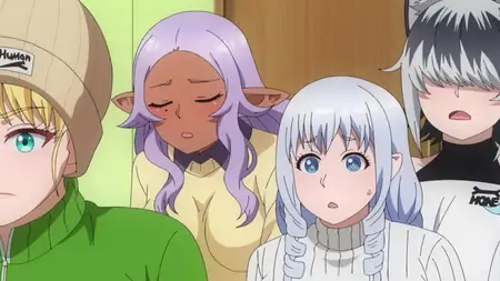 Elf-san wa Yaserarenai - 09