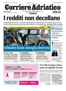 Corriere Adriatico Fermo - 6 Ottobre 2025