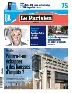 Le Parisien du Mercredi 18 Septembre 2024