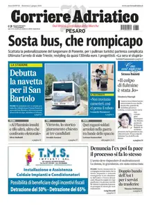 Corriere Adriatico Pesaro - 2 Giugno 2024
