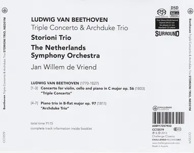 Storioni Trio, The Netherlands Symphony Orchestra - Beethoven: Triple Concerto, Archduke Trio (2013)