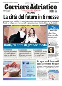 Corriere Adriatico Pesaro - 26 Ottobre 2025