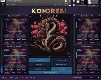 Loot Audio Ergo Kukke Komorebi Flutes KONTAKT