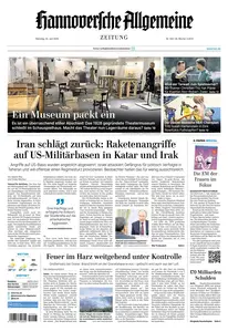 Hannoversche Allgemeine Zeitung - 24 Juni 2025