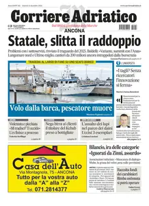 Corriere Adriatico Ancona - 12 Dicembre 2024