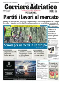 Corriere Adriatico Macerata - 15 Settembre 2025