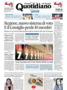 Quotidiano di Puglia Lecce - 7 Gennaio 2025