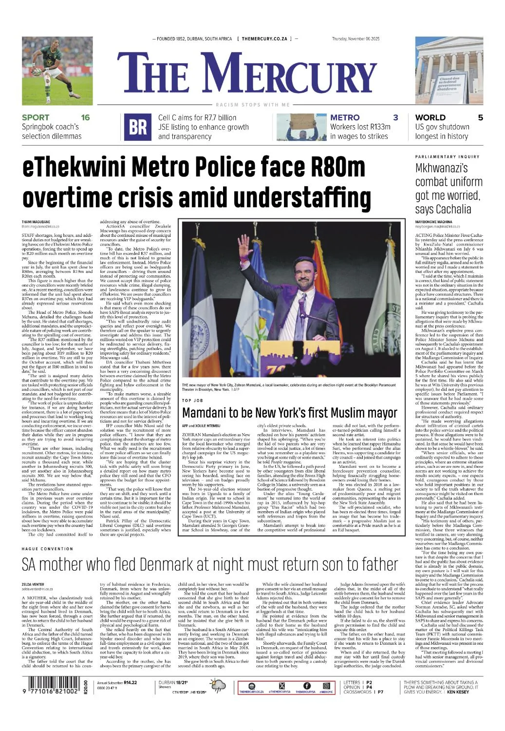 Mercury - 6 November 2025