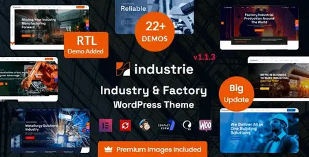 EE - Themeforest - Industrie - Factory & Industry WordPress Theme 51063423 v1.0.7