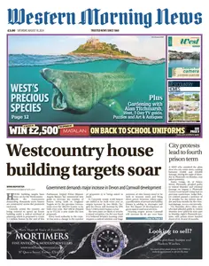 Western Morning News Devon - 10 August 2024
